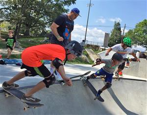 Skateboarding